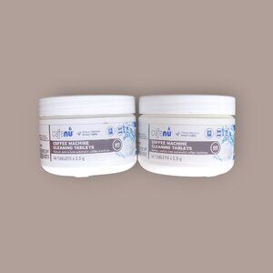 CaffeNu coffee mcahine cleaning tablets 60 count 2 pack